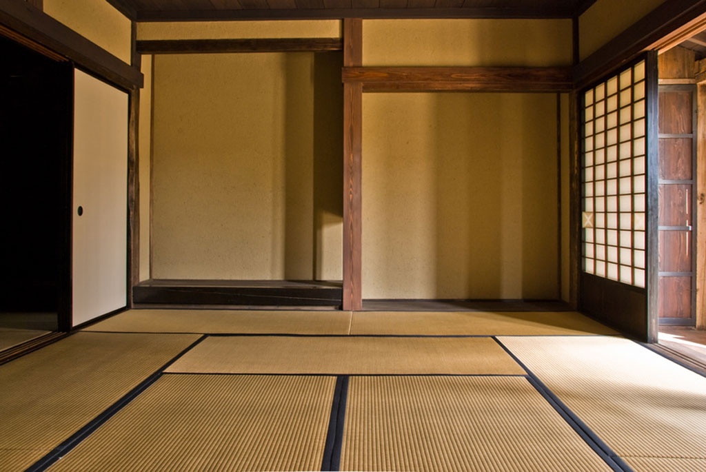Tatami und japanische Dekoration